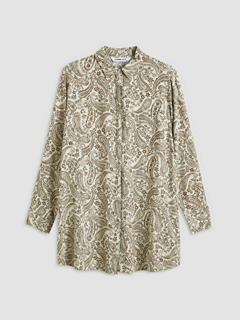 LCW Grace Desenli Kadın Gömlek Tunik	 - S6JO34Z8-LS5
