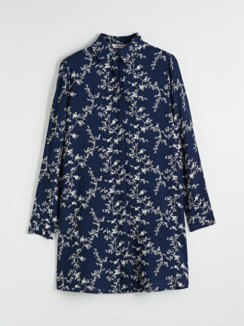 LCW Grace Çiçekli Kadın Gömlek Tunik	 - S6JO34Z8-LSJ