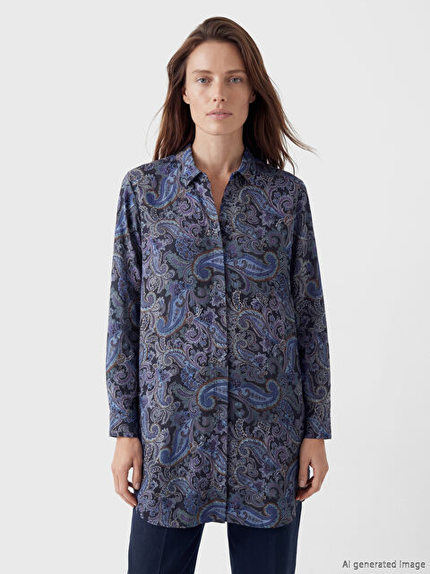 LCW Grace Desenli Kadın Gömlek Tunik	