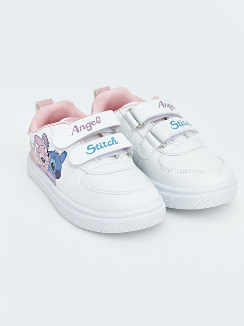 LCW STEPS Angel ve Stitch Baskılı Kız Bebek Spor Ayakkabı