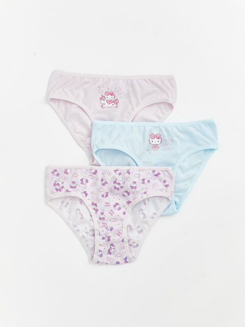 LCW Kids Hello Kitty Baskılı Kız Çocuk Külot 3'lü - S6JO68Z1-LSE