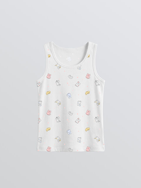 LCW Kids Baskılı Kız Çocuk Atlet