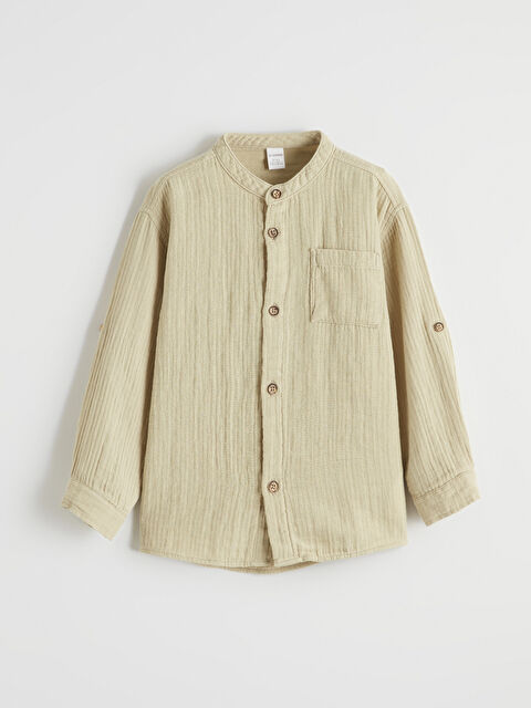 LCW Kids Hakim Yaka Erkek Çocuk Gömlek - S6JP12Z1-FHW