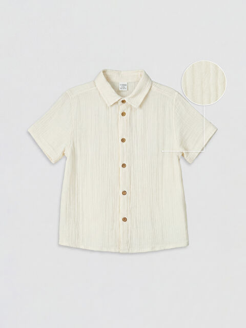 LCW Kids Erkek Çocuk Müslin Gömlek