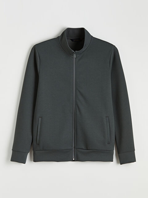 SOUTHBLUE Dik Yaka Erkek Fermuarlı Sweatshirt - S6JP15Z8-HKT