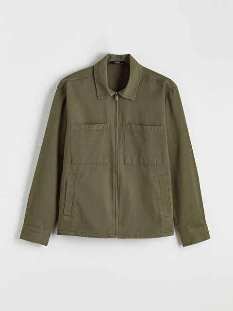 XSIDE Loose Fit Erkek Gabardin Gömlek Ceket - S6JP33Z8-JYN