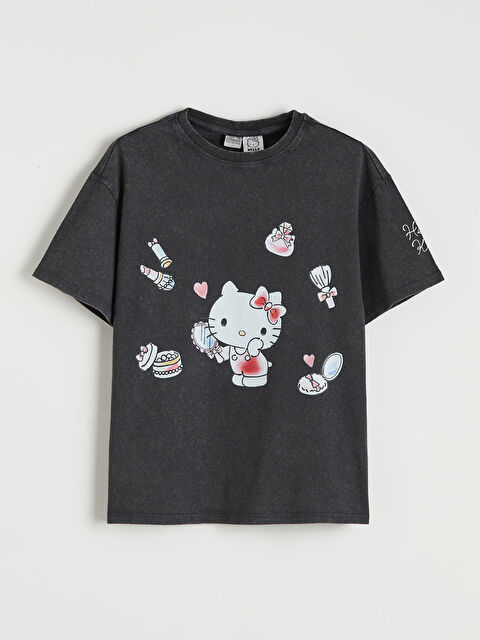 LCW Kids қыздарға арналған hello kitty принтті футболка