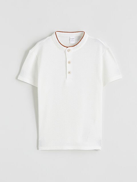 LCW Kids Kısa Kollu Erkek Çocuk Tişört - S6JQ09Z1-R9J