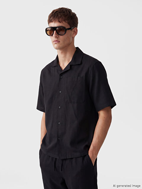 LCW Vision Regular Fit Resort Yaka Erkek Gömlek