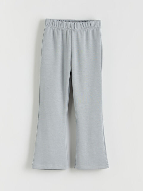 LCW Kids Soft Touch İspanyol Paça Kız Çocuk Eşofman Altı - S6JQ59Z1-G7J