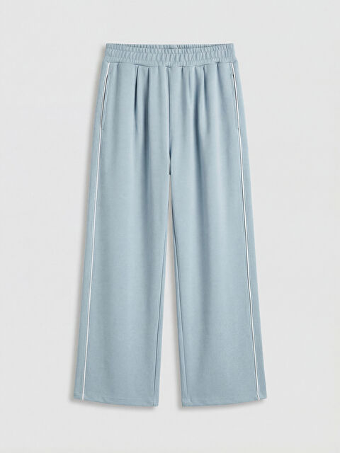 LCW Kids Geniş Paça Kız Çocuk Soft Touch Eşofman Altı - S6JQ91Z4-GMH