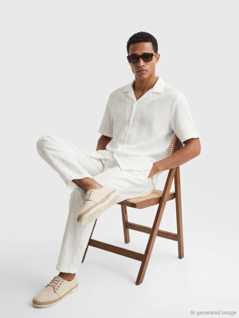 LCW Vision Regular Fit Krinkle Erkek Gömlek