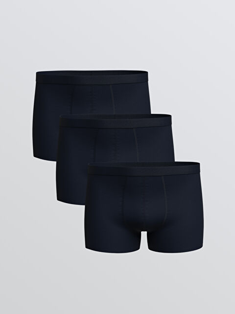 LC WAIKIKI Standart Kalıp Pamuklu Esnek Erkek Boxer 3'lü - S6JR85Z8-F9C