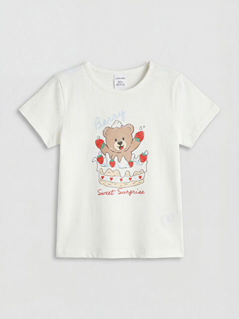 LCW Kids Baskılı Kız Çocuk Pijama Üstü