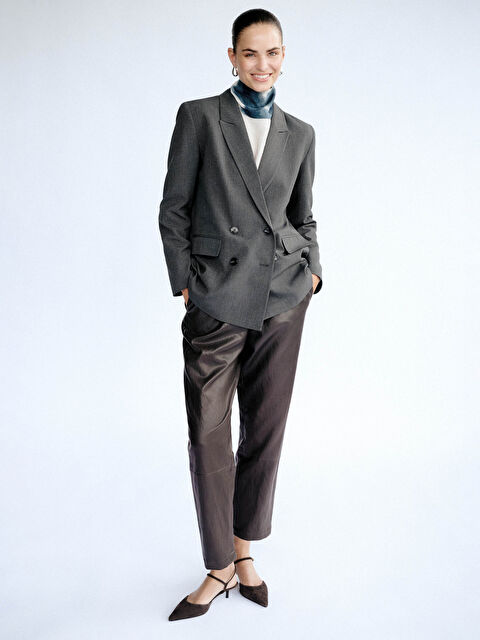 LCW STUDIO Žena SMEĐA Hlače - S6JS35Z8-HDB