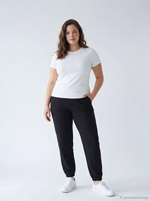 LCW Vision Beli Lastikli Kadın Jogger Eşofman Altı - S6JS74Z8-CVL