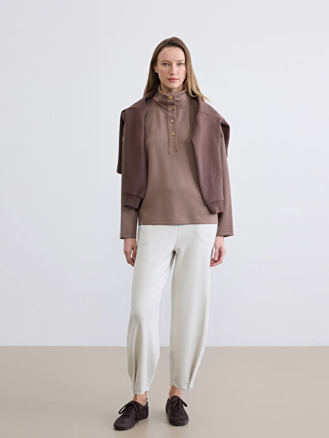 LCW Vision Beli Lastikli Kadın Pantolon - S6JS95Z8-VF5