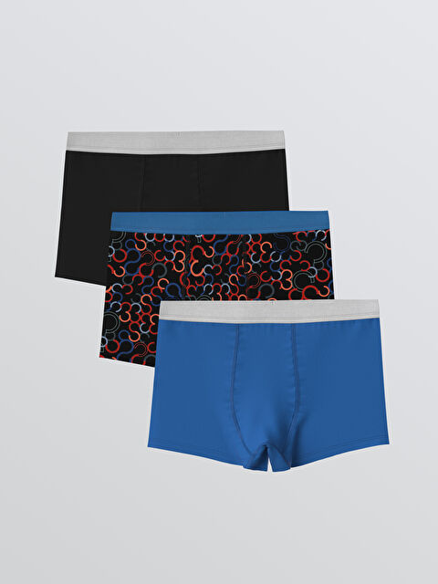 LCW ECO Baskılı Erkek Çocuk Boxer 3'lü - S6JT03Z4-F9C
