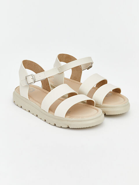 LCW STEPS Çapraz Bantlı Kadın Kız Çocuk Sandalet - S6JT53Z4-CR8