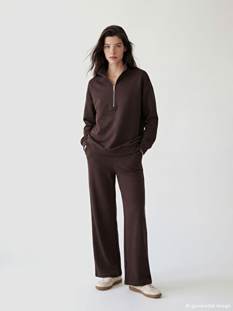 LCW Comfort Dik Yaka Soft Touch Kadın Sweatshirt		
 - S6JT70Z8-HMK