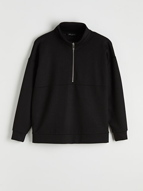 LCW Comfort Dik Yaka Soft Touch Kadın Sweatshirt		
 - S6JT70Z8-CVL