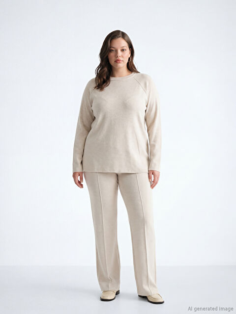 LCW Comfort Beli Lastikli Kadın Pantolon - S6JT92Z8-L8Q