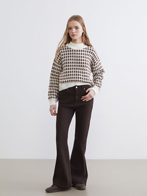 XSIDE Flare Kadın Jean Pantolon - S6JU03Z8-S7U