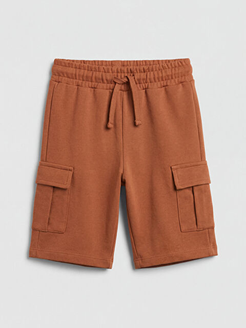 LCW ECO Regular Fit Erkek Çocuk Kargo Cepli Şort - S6JU28Z1-ZTU