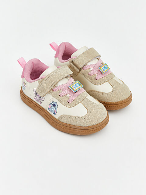 LCW STEPS Lilo ve Stitch Figürlü Kız Bebek Spor Ayakkabı - S6JU33Z1-ZVP
