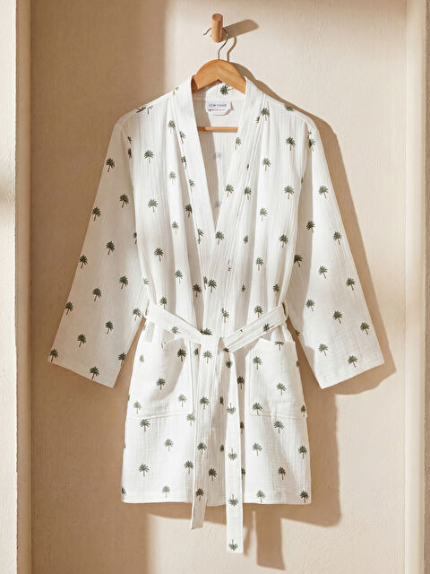 LCW HOME Desenli Kadın Bornoz