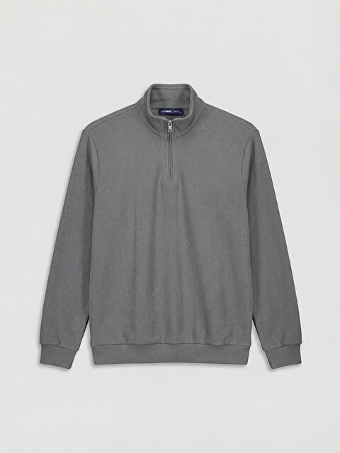 LCWAIKIKI Classic Mock Neck Men's Sweatshirt