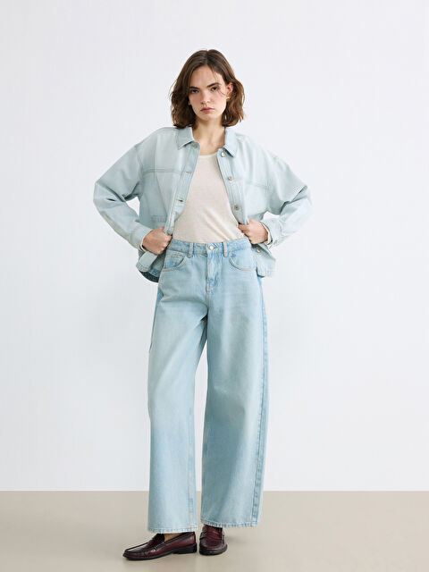 LCW Jeans Wideleg Kadın Jean Pantolon - S6JV12Z8-311