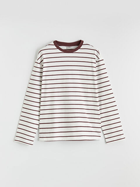 LCW Kids жолақты қыздарға арналған футболка - S6JV61Z4-SZ5