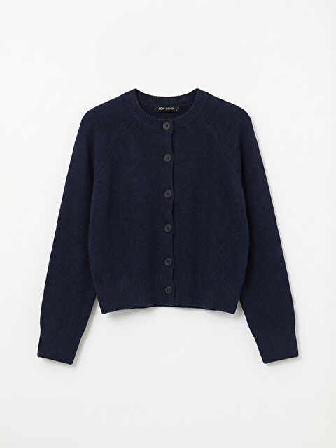 LCW Vision Bisiklet Yaka Kadın Triko Hırka - S6JV70Z8-HRZ