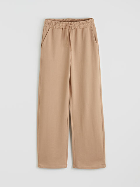 LC WAIKIKI Beli Lastikli Geniş Paça Kadın Eşofman Altı	 - S6JY80Z8-GWB