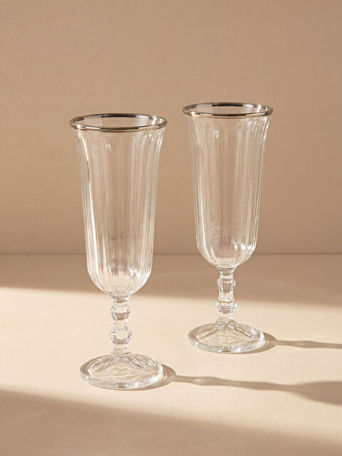 LCW HOME Ayaklı Cam Bardak 2'li 120 ml - S6JY83Z8-J2F