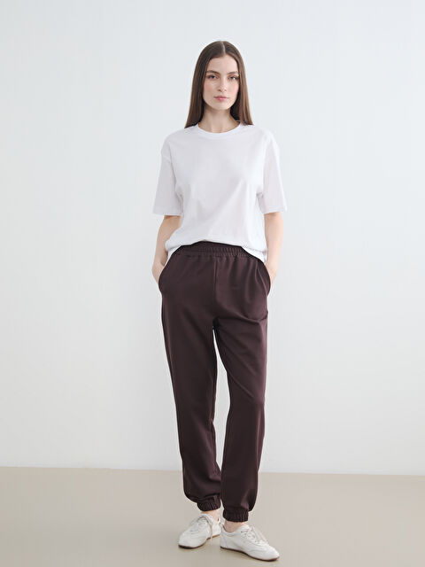 LCW ECO Beli Lastikli Kadın Jogger Eşofman Altı - S6JY84Z8-JR3