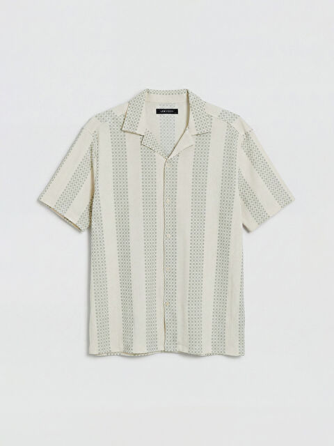 LCW Vision Regular Fit Baskılı Erkek Gömlek