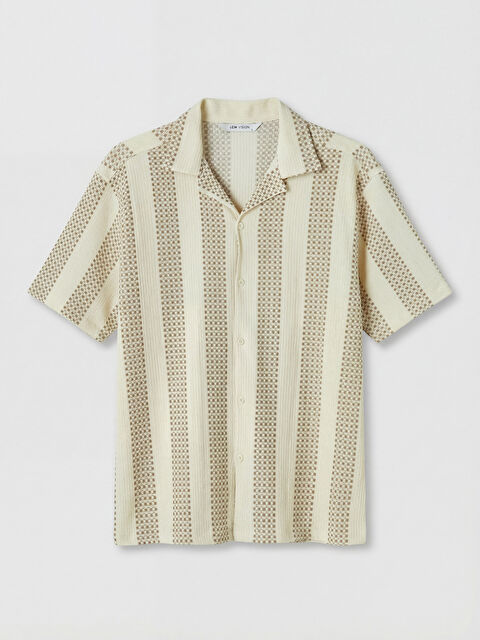 LCW Vision Regular Fit Desenli Erkek Gömlek