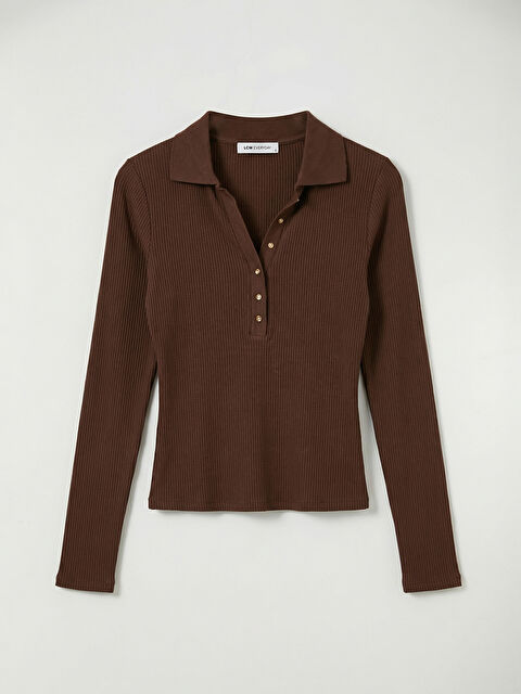 LCWAIKIKI Classic Polo Yaka Kadın Body - S6K155Z8-JTW