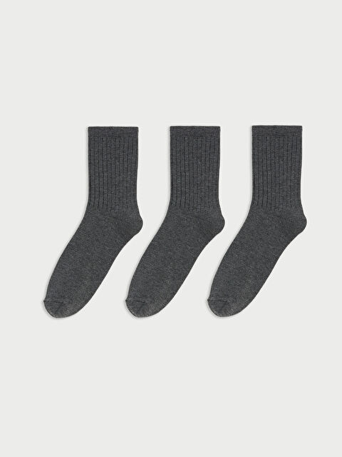 LCW ECO Kadın Soket Çorap 3'lü - S6K162Z8-D3B