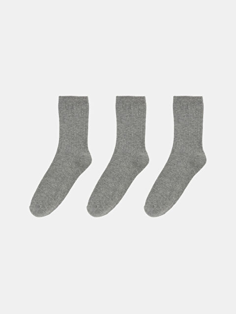 LCW ECO Woman ANTHRACITE Ankle Socks - S6K162Z8-ZQW