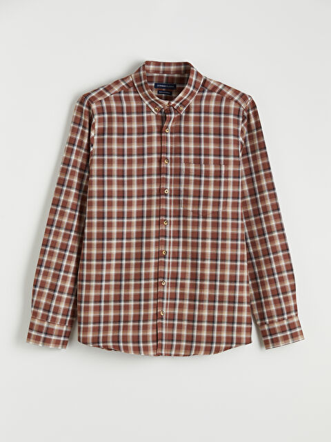 LCWAIKIKI Classic Regular Fit Ekose Erkek Gömlek - S6K174Z8-LLQ