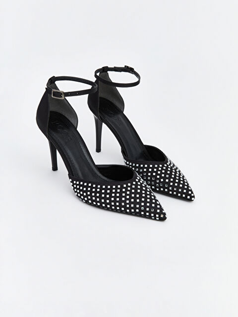 KOOR Taşlı Kadın Topuklu Ayakkabı - S6K188Z8-HUC