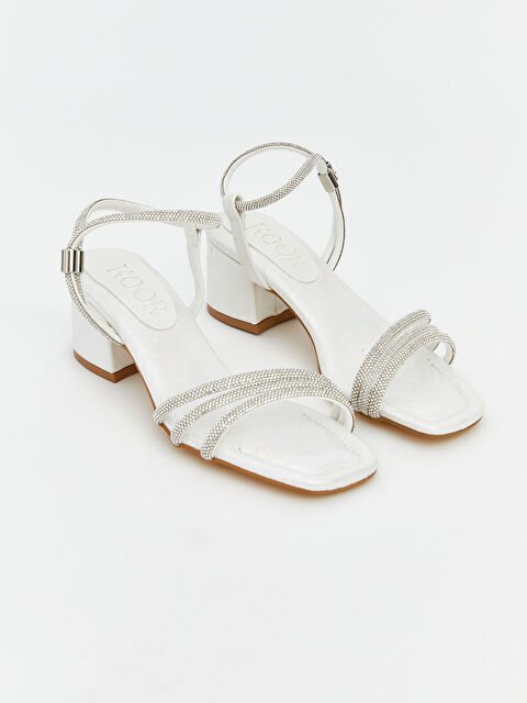 LCW STEPS Taşlı Kız Çocuk Topuklu Ayakkabı - S6K190Z4-J5E