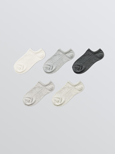 LCW ECO Kadın Sneaker Çorap 5'li - S6K247Z8-LAL