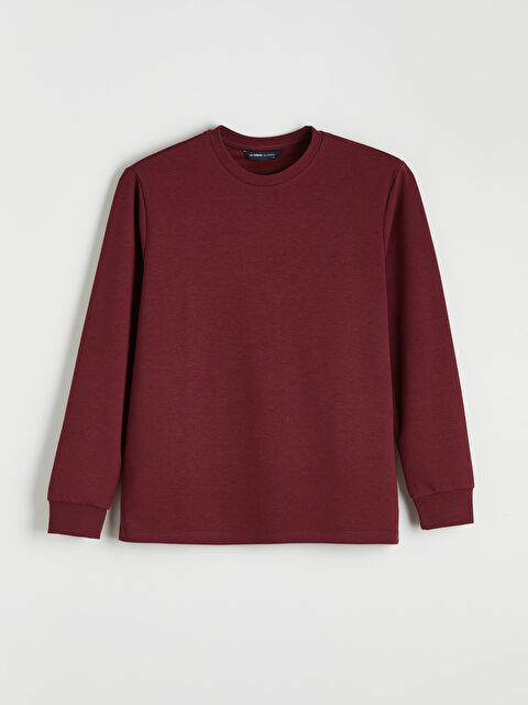 LCWAIKIKI Classic Bisiklet Yaka Uzun Kollu Erkek Tişört - S6K248Z8-ZMY