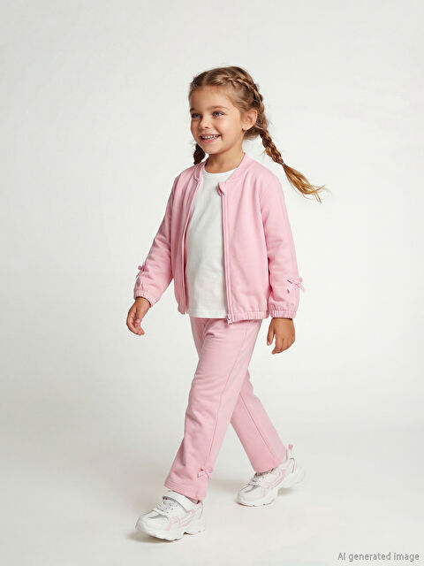 LCW Kids Beli Lastikli Kız Çocuk Eşofman Altı - S6K347Z1-UWX