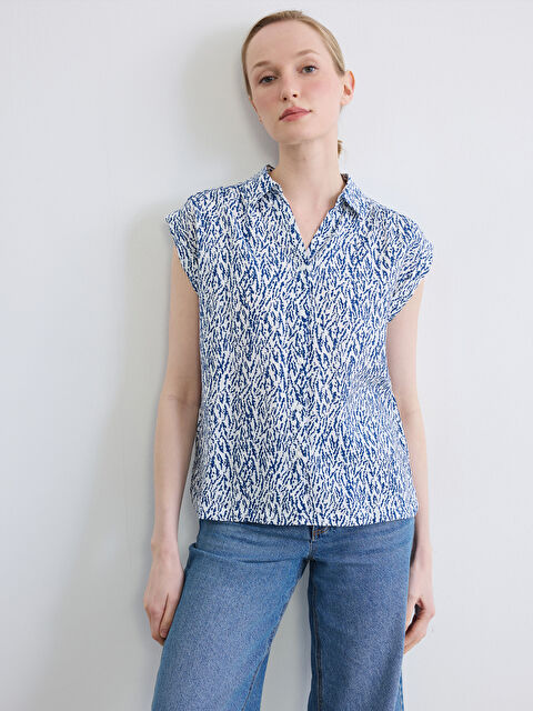 LCW Grace Frau BLAU Hemd