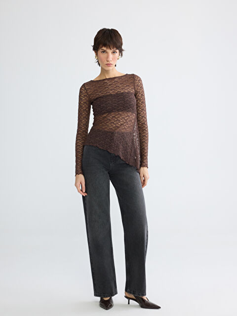 LCW Jeans Straight Fit Kadın Jean Pantolon - S6K371Z8-327